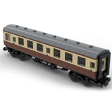 MOC-67504 British Rail Mark 1 Brown Passenger Carriage 6wide Building Blocks Set(Static Version/692PCS+) - cubertime