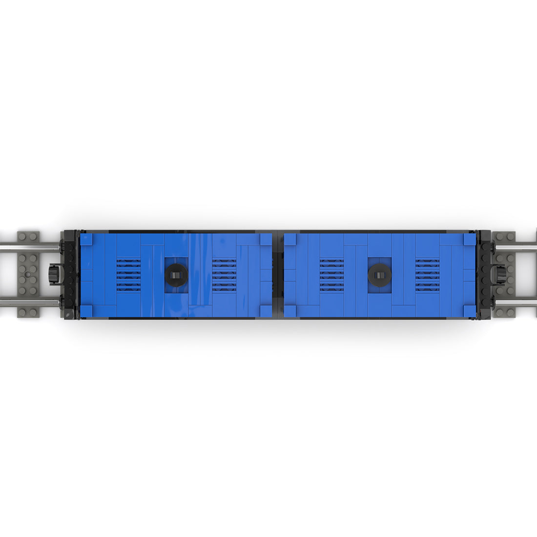 MOC-69657 Container Train Model Assembly Toy Building Blocks Set Creative Ornament - cubertime