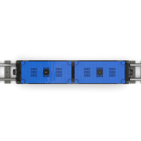 MOC-69657 Container Train Model Assembly Toy Building Blocks Set Creative Ornament - cubertime