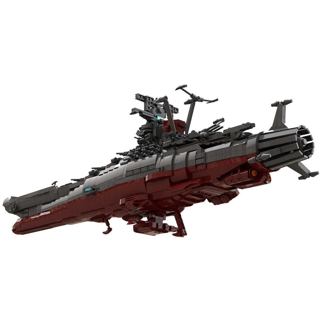 MOC-81382 Naval Battleship Model Building Blocks Set (2434PCS) - cubertime