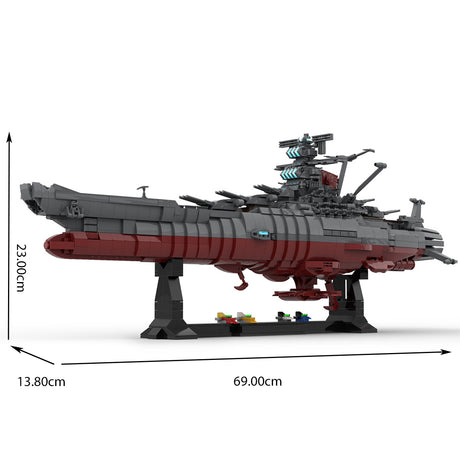 MOC-81382 Naval Battleship Model Building Blocks Set (2434PCS) - cubertime