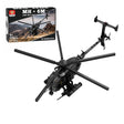 Mocsage MOC-88275 MH-6 Little Bird Helicopter Model Building Blocks Set - cubertime