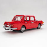 MOC-88319 Vintage Sedan Building Block Model, Detailed Interior with Opening Doors and Hood, Collectible Display Construction Set (1197PCS) - cubertime