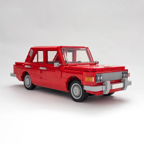MOC-88319 Vintage Sedan Building Block Model, Detailed Interior with Opening Doors and Hood, Collectible Display Construction Set (1197PCS) - cubertime