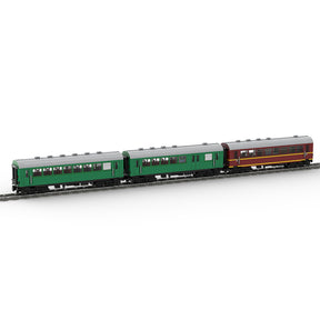MOC-97676 German National Railway 4-Axle Reko Coach Model Assembly Toy Building Blocks Set (2534PCS)+Crystal Sticker - cubertime