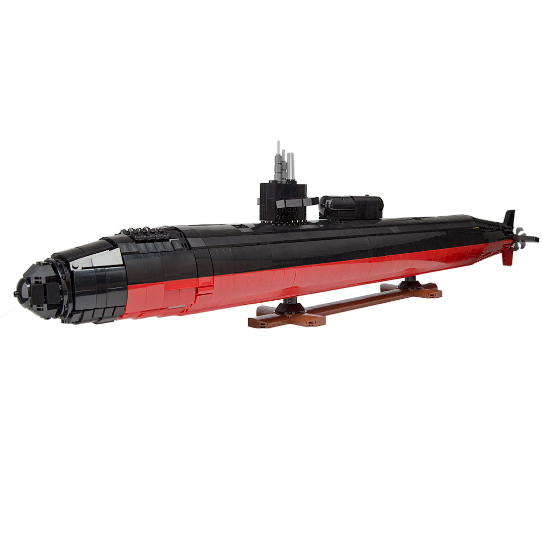 MOC 1/125 UCC Los Angeles-class Military Nuclear Submarine Model Building Blocks Set (2750PCS) - cubertime