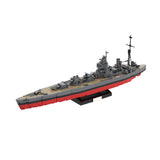 MOC 1/300 Scale Rodney Battleship of World War II British Military DIY Assembly Set (2341PCS) - cubertime