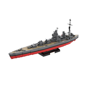 MOC 1/300 Scale Rodney Battleship of World War II British Military DIY Assembly Set (2341PCS) - cubertime