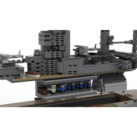 MOC 1/300 Scale Rodney Battleship of World War II British Military DIY Assembly Set (2341PCS) - cubertime