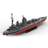 MOC 1/300 Scale Rodney Battleship of World War II British Military DIY Assembly Set (2341PCS) - cubertime