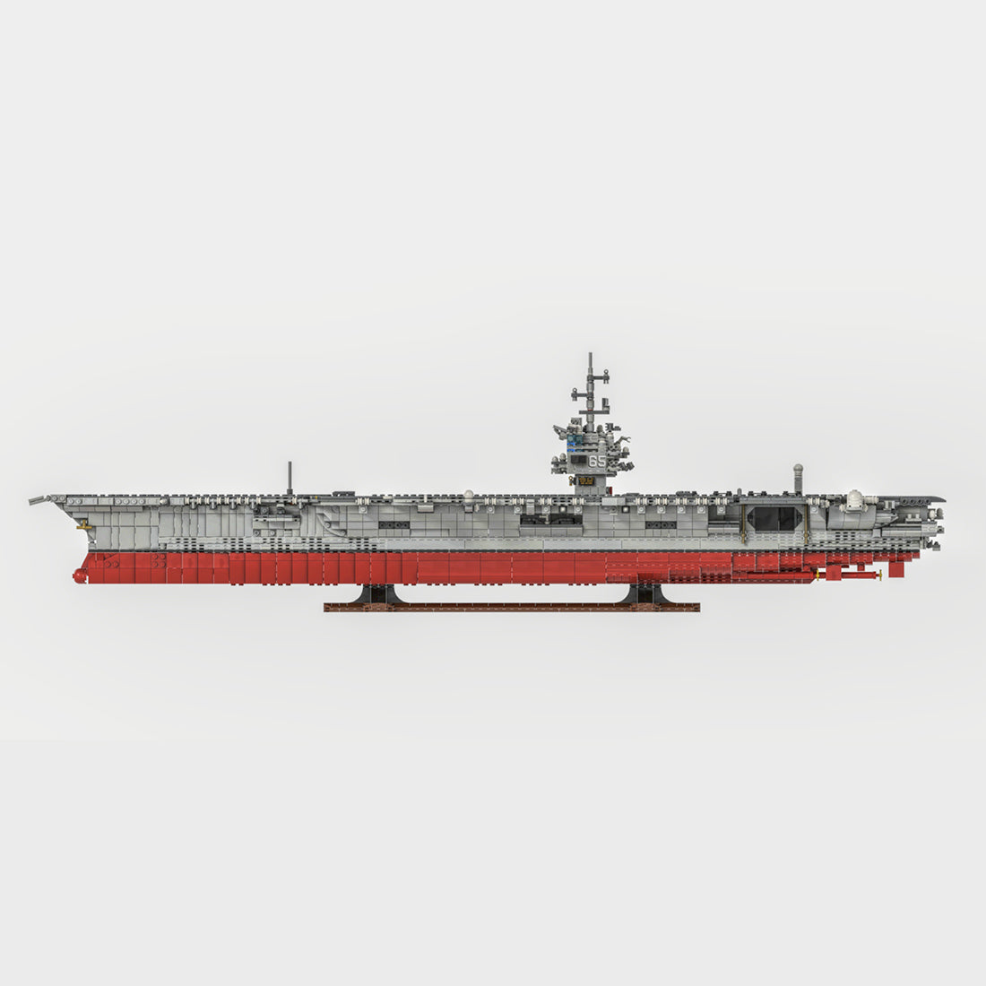 MOC 1/350 UCS USS Enterprise CVN-65 Nuclear-powered Aircraft Carrier Military Model Building Blocks Set (4941PCS) - cubertime