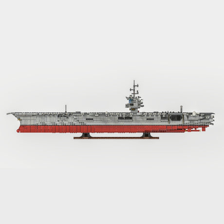 MOC 1/350 UCS USS Enterprise CVN-65 Nuclear-powered Aircraft Carrier Military Model Building Blocks Set (4941PCS) - cubertime