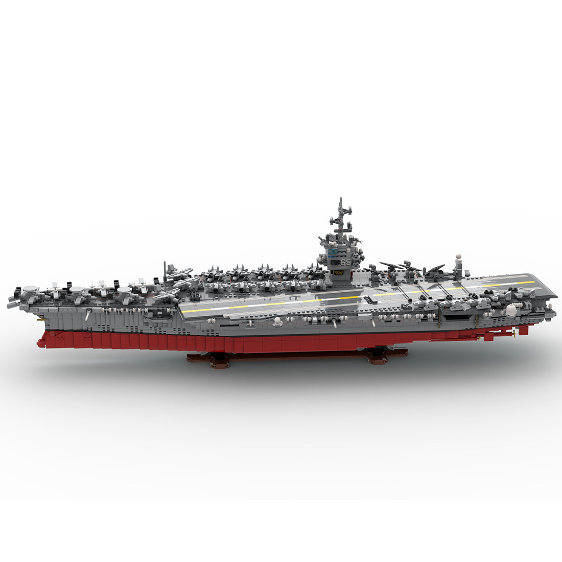 MOC 1/350 UCS USS Enterprise CVN-65 Nuclear-powered Aircraft Carrier Military Model Building Blocks Set (4941PCS) - cubertime