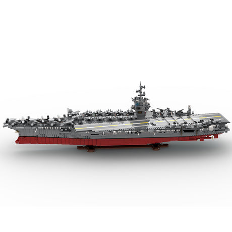 MOC 1/350 UCS USS Enterprise CVN-65 Nuclear-powered Aircraft Carrier Military Model Building Blocks Set (4941PCS) - cubertime