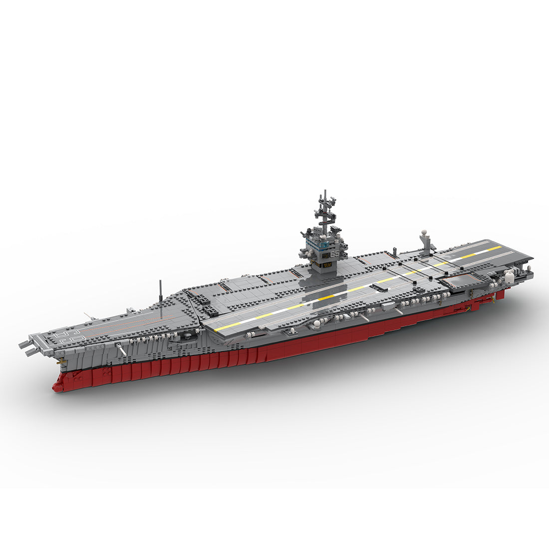 MOC 1/350 UCS USS Enterprise CVN-65 Nuclear-powered Aircraft Carrier Military Model Building Blocks Set (4941PCS) - cubertime