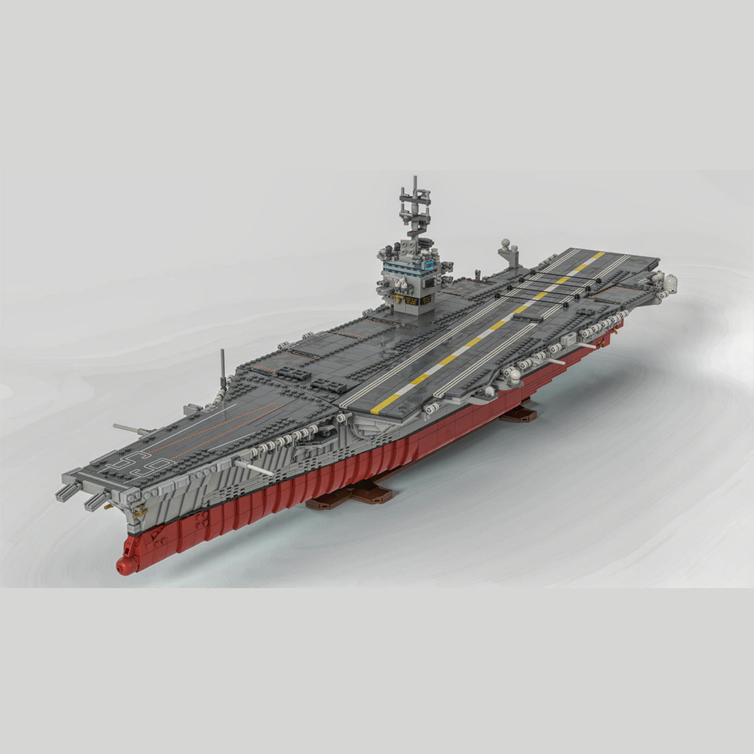 MOC 1/350 UCS USS Enterprise CVN-65 Nuclear-powered Aircraft Carrier Military Model Building Blocks Set (4941PCS) - cubertime