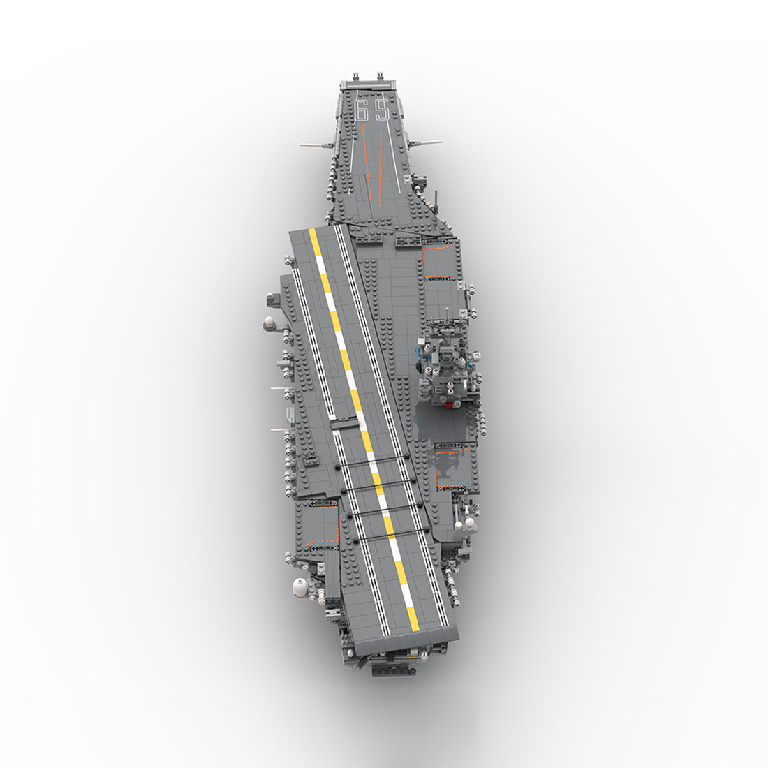 MOC 1/350 UCS USS Enterprise CVN-65 Nuclear-powered Aircraft Carrier Military Model Building Blocks Set (4941PCS) - cubertime