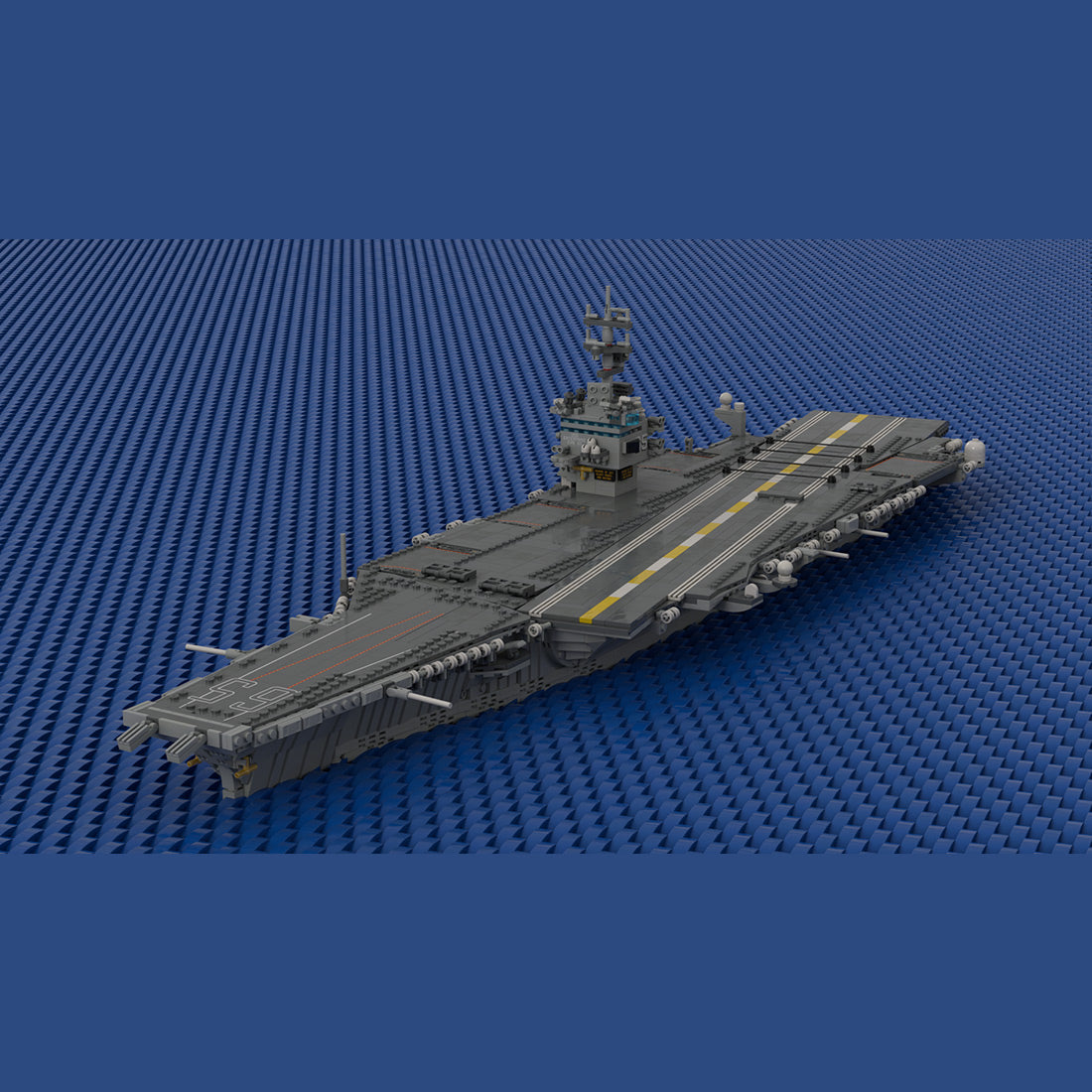 MOC 1/350 UCS USS Enterprise CVN-65 Nuclear-powered Aircraft Carrier Military Model Building Blocks Set (4941PCS) - cubertime