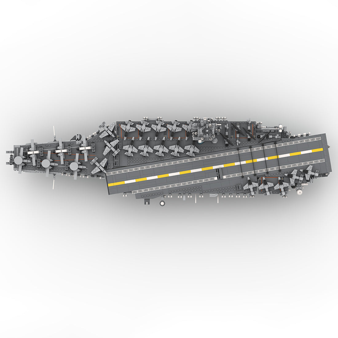 MOC 1/350 UCS USS Enterprise CVN-65 Nuclear-powered Aircraft Carrier Military Model Building Blocks Set (4941PCS) - cubertime