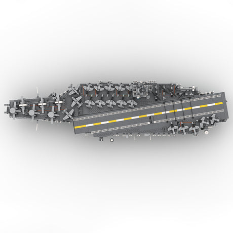 MOC 1/350 UCS USS Enterprise CVN-65 Nuclear-powered Aircraft Carrier Military Model Building Blocks Set (4941PCS) - cubertime