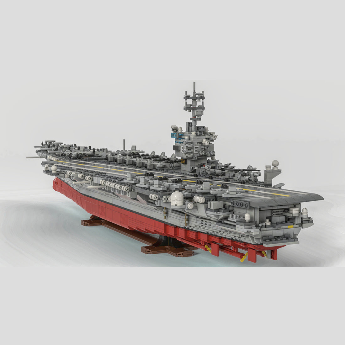 MOC 1/350 UCS USS Enterprise CVN-65 Nuclear-powered Aircraft Carrier Military Model Building Blocks Set (4941PCS) - cubertime