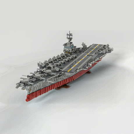 MOC 1/350 UCS USS Enterprise CVN-65 Nuclear-powered Aircraft Carrier Military Model Building Blocks Set (4941PCS) - cubertime