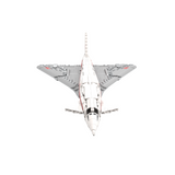 MOC 1/80 Scale B2707-200TWA American Supersonic Passenger Aircraft Building Block Set(4034PCS) - cubertime