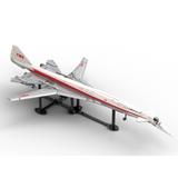 MOC 1/80 Scale B2707-200TWA American Supersonic Passenger Aircraft Building Block Set(4034PCS) - cubertime