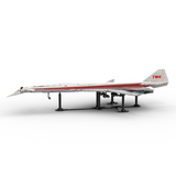 MOC 1/80 Scale B2707-200TWA American Supersonic Passenger Aircraft Building Block Set(4034PCS) - cubertime