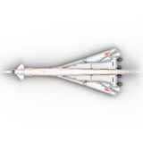 MOC 1/80 Scale B2707-200TWA American Supersonic Passenger Aircraft Building Block Set(4034PCS) - cubertime