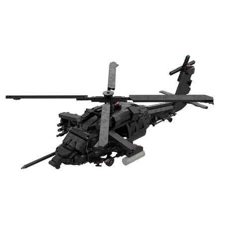 MOC Armed Helicopter Assembly Model Building Blocks Set (1473PCS) - cubertime