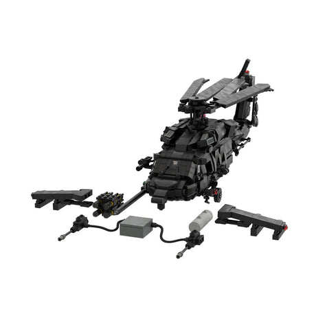 MOC Armed Helicopter Assembly Model Building Blocks Set (1473PCS) - cubertime