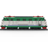 MOC E444R Italian Electric Locomotive Building Blocks Set, XMPR Livery Railway Model (1268PCS/E444R) - cubertime