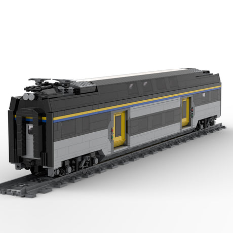 MOC ETR521"Rock" Italian Train Set, ETR Passenger Train Building Blocks Carriage Model(1419PCS) - cubertime