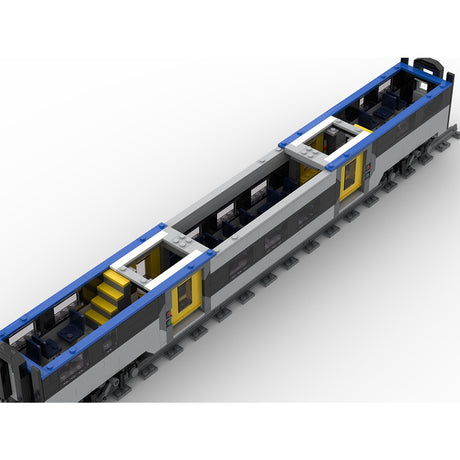 MOC ETR521"Rock" Italian Train Set, ETR Passenger Train Building Blocks Carriage Model(1419PCS) - cubertime