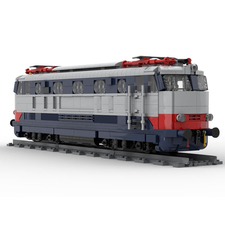 MOC FS E444 Tartaruga Italian Electric Locomotive Train Model Building Blocks(1265PCS) - cubertime