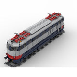 MOC FS E444 Tartaruga Italian Electric Locomotive Train Model Building Blocks(1265PCS) - cubertime