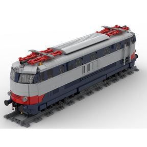 MOC FS E444 Tartaruga Italian Electric Locomotive Train Model Building Blocks(1265PCS) - cubertime