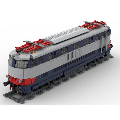 MOC FS E444 Tartaruga Italian Electric Locomotive Train Model Building Blocks(1265PCS) - cubertime