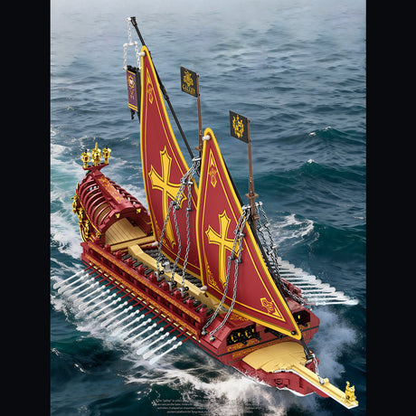 MOC Historic Naval Sailing Warship - CUBERTIME