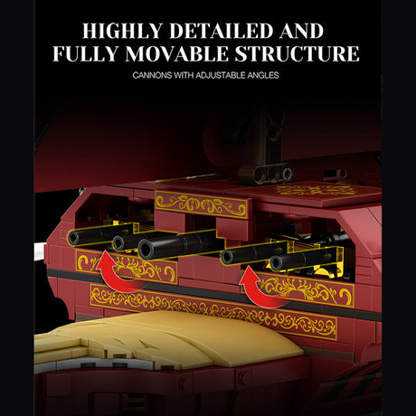 MOC Historic Naval Sailing Warship - CUBERTIME