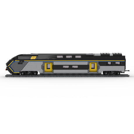 MOC Italian ETR521"Rock" Train Set, Cab Car Building Blocks, Detailed Railway Display Kit for Collectors(1631PCS) - cubertime