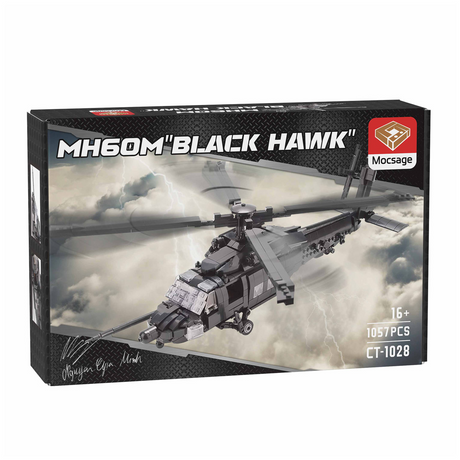 MOC MH60M BlackHawk Military Copter Model Building Blocks Set (1057PCS) - cubertime