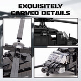 MOC MH60M BlackHawk Military Copter Model Building Blocks Set (1057PCS) - cubertime