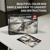 MOC MH60M BlackHawk Military Copter Model Building Blocks Set (1057PCS) - cubertime
