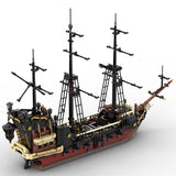 MOC Queen Anne's Revenge Medieval Pirate Ghost Ship Building Blocks Set (3008PCS) - cubertime