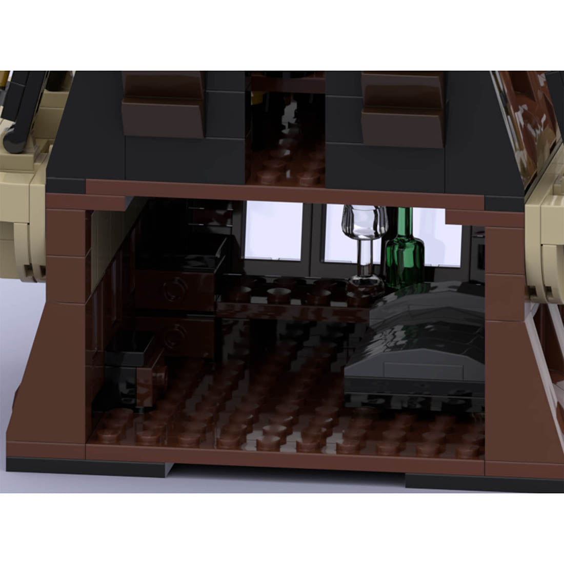 MOC Queen Anne's Revenge Medieval Pirate Ghost Ship Building Blocks Set (3008PCS) - cubertime