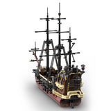 MOC Queen Anne's Revenge Medieval Pirate Ghost Ship Building Blocks Set (3008PCS) - cubertime