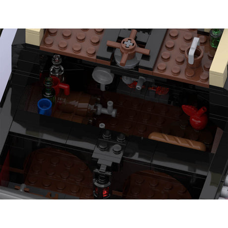 MOC Queen Anne's Revenge Medieval Pirate Ghost Ship Building Blocks Set (3008PCS) - cubertime