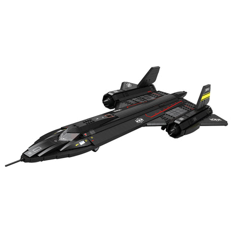MOC SR71 Blackbird Tactical Aircraft Module Building Blocks Set (1733PCS) - cubertime